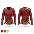 Mustangs Women's Long Sleeve V-neck Shirt - 1