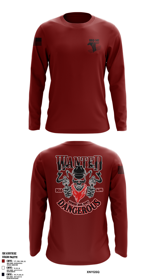 Long Sleeve Performance Shirt, Vaq-141, , Teamtime, Team time, sublimation, custom sports apparel, team uniforms, spirit wear, spiritwear, sports uniforms, custom shirts, team store, custom team store, fundraiser sports, apparel fundraiser