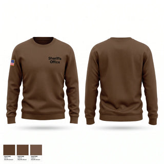Crew Neck Sweatshirt, Sheriff's Office, Police, Teamtime, Team time, sublimation, custom sports apparel, team uniforms, spirit wear, spiritwear, sports uniforms, custom shirts, team store, custom team store, fundraiser sports, apparel fundraiser