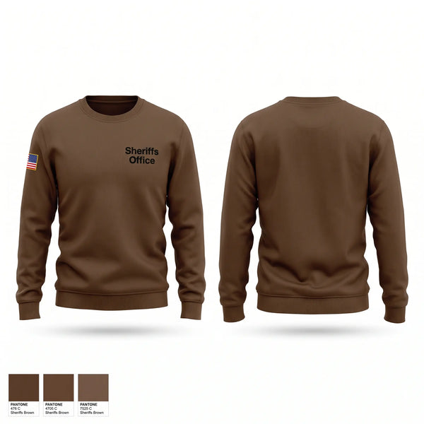 Crew Neck Sweatshirt, Sheriff's Office, Police, Teamtime, Team time, sublimation, custom sports apparel, team uniforms, spirit wear, spiritwear, sports uniforms, custom shirts, team store, custom team store, fundraiser sports, apparel fundraiser
