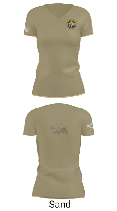 Preventive Medicine 92784343 Women's Short Sleeve V-neck Shirt - 84