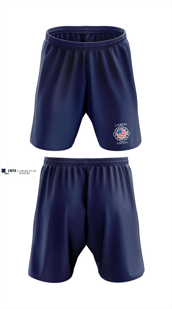 Athletic Shorts With Pockets, Laurens County Fire Department, Fire Department, Teamtime, Team time, sublimation, custom sports apparel, team uniforms, spirit wear, spiritwear, sports uniforms, custom shirts, team store, custom team store, fundraiser sports, apparel fundraiser
