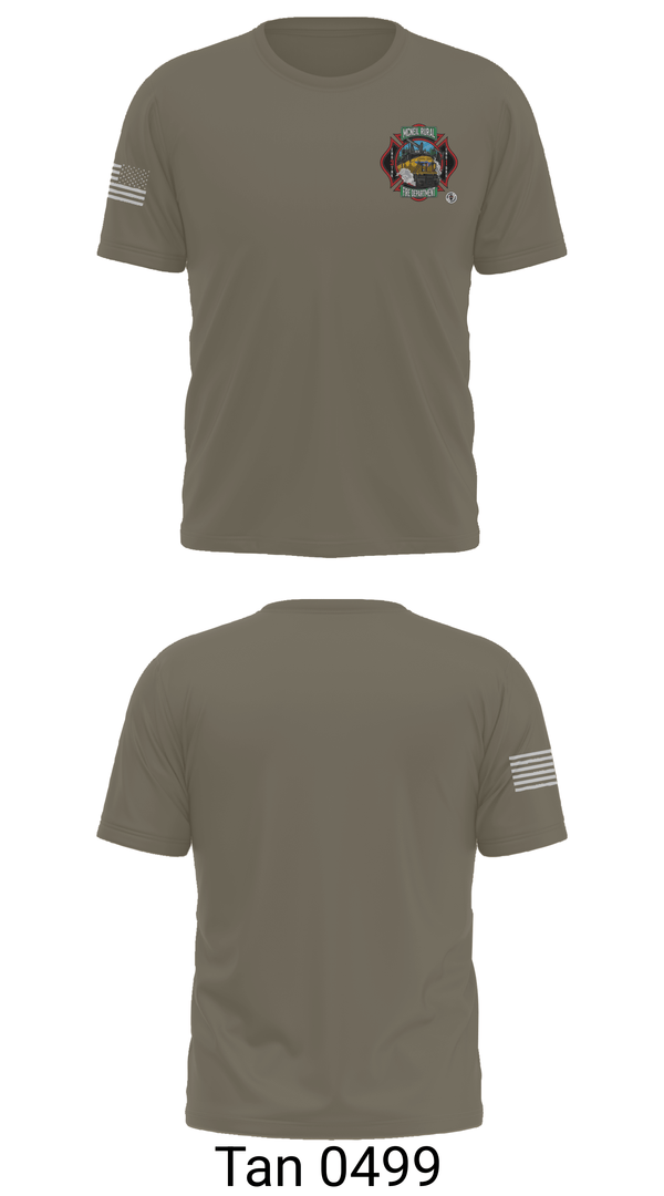 McNeil Rural Volunteer Fire Department 32442148 Short Sleeve Performance Shirt - 10