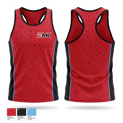Edward M Kennedy Academy for Health Career Track & Field 76911495 Men's Track Singlet - 1