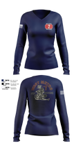 West Metro Fire Station 7 24864665 Women's Long Sleeve V-neck Shirt - 101