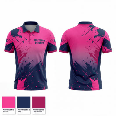 Carolina Misfits 61387241 Short Sleeve Performance Polo - 1