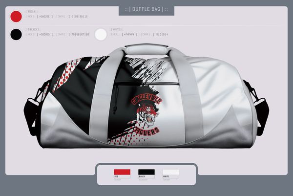 Duffle Bag, Circleville Tigers, Spirit Store, Teamtime, Team time, sublimation, custom sports apparel, team uniforms, spirit wear, spiritwear, sports uniforms, custom shirts, team store, custom team store, fundraiser sports, apparel fundraiser