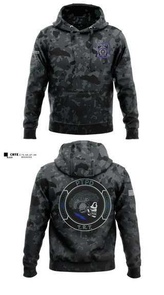 Hoodie, Prairieville Township police, Police, Teamtime, Team time, sublimation, custom sports apparel, team uniforms, spirit wear, spiritwear, sports uniforms, custom shirts, team store, custom team store, fundraiser sports, apparel fundraiser