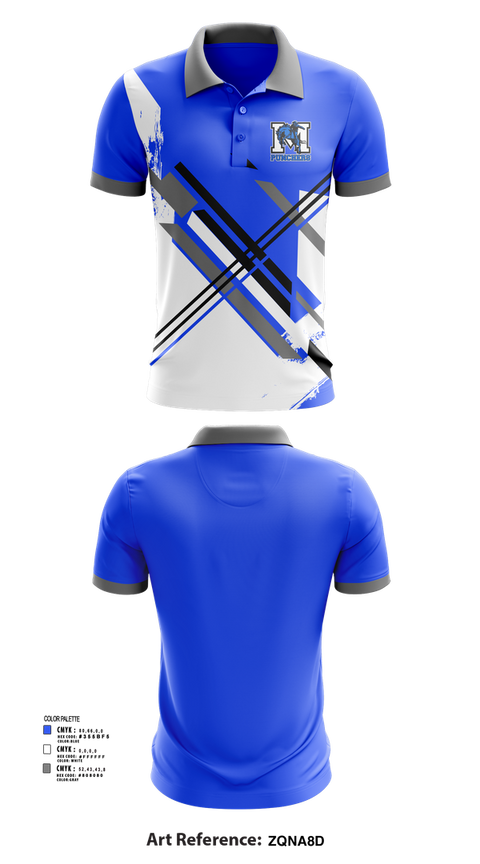 Short Sleeve Performance Polo, Mifflin Punchers Band, Spirit Store, Teamtime, Team time, sublimation, custom sports apparel, team uniforms, spirit wear, spiritwear, sports uniforms, custom shirts, team store, custom team store, fundraiser sports, apparel fundraiser