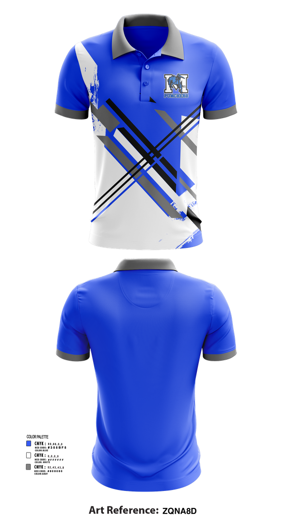 Short Sleeve Performance Polo, Mifflin Punchers Band, Spirit Store, Teamtime, Team time, sublimation, custom sports apparel, team uniforms, spirit wear, spiritwear, sports uniforms, custom shirts, team store, custom team store, fundraiser sports, apparel fundraiser
