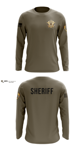 Long Sleeve Performance Shirt, Pecos County Sheriff’s Office, Police, Teamtime, Team time, sublimation, custom sports apparel, team uniforms, spirit wear, spiritwear, sports uniforms, custom shirts, team store, custom team store, fundraiser sports, apparel fundraiser