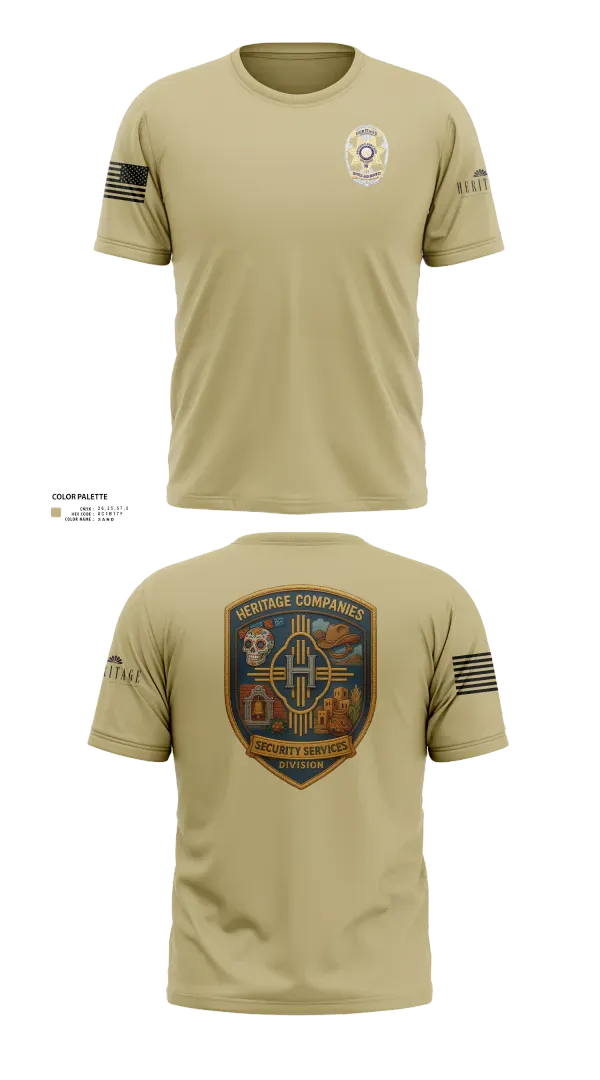 Short Sleeve Performance Shirt, Heritage Companies Security Services Division, , Teamtime, Team time, sublimation, custom sports apparel, team uniforms, spirit wear, spiritwear, sports uniforms, custom shirts, team store, custom team store, fundraiser sports, apparel fundraiser