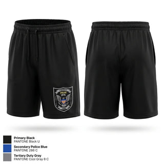 Athletic Shorts With Pockets, PERRY POLICE DEPARTMENT, Police, Teamtime, Team time, sublimation, custom sports apparel, team uniforms, spirit wear, spiritwear, sports uniforms, custom shirts, team store, custom team store, fundraiser sports, apparel fundraiser