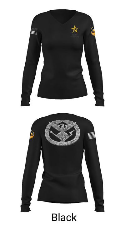 ARCC 53537079 Women's Long Sleeve V-neck Shirt - 37