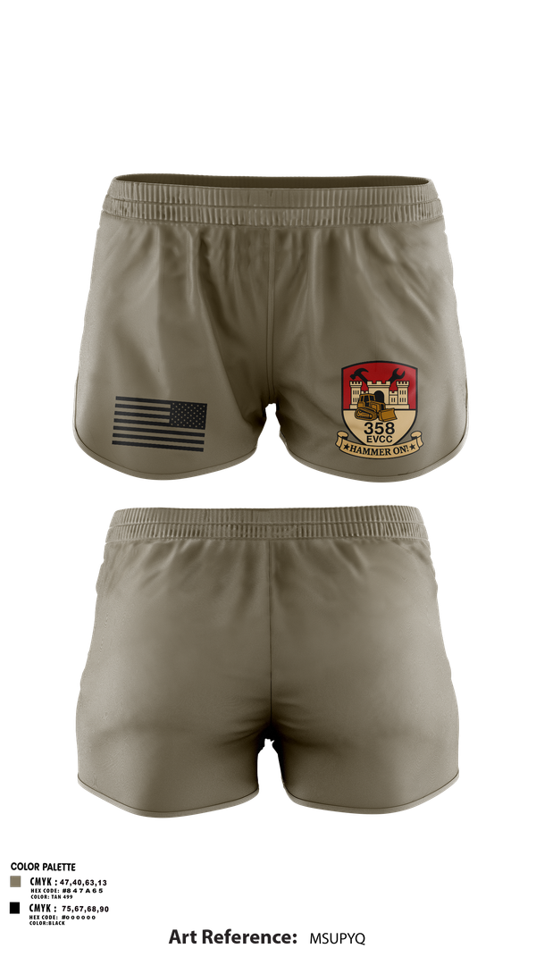 Ranger Panties, 358 EVCC, , Teamtime, Team time, sublimation, custom sports apparel, team uniforms, spirit wear, spiritwear, sports uniforms, custom shirts, team store, custom team store, fundraiser sports, apparel fundraiser