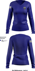 TASKFORCE639 6183224 Women's Long Sleeve V-neck Shirt - 251