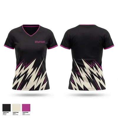 Spartans 77920006 Women's Short Sleeve V-neck Shirt - 1