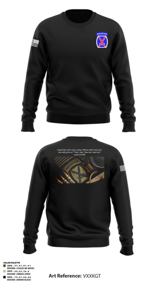 Crew Neck Sweatshirt, CHO, Army, Teamtime, Team time, sublimation, custom sports apparel, team uniforms, spirit wear, spiritwear, sports uniforms, custom shirts, team store, custom team store, fundraiser sports, apparel fundraiser