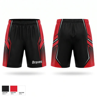 Athletic Shorts With Pockets, Braves, Men's Soccer, Teamtime, Team time, sublimation, custom sports apparel, team uniforms, spirit wear, spiritwear, sports uniforms, custom shirts, team store, custom team store, fundraiser sports, apparel fundraiser