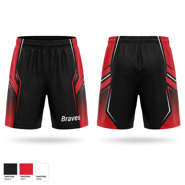 Athletic Shorts With Pockets, Braves, Men's Soccer, Teamtime, Team time, sublimation, custom sports apparel, team uniforms, spirit wear, spiritwear, sports uniforms, custom shirts, team store, custom team store, fundraiser sports, apparel fundraiser