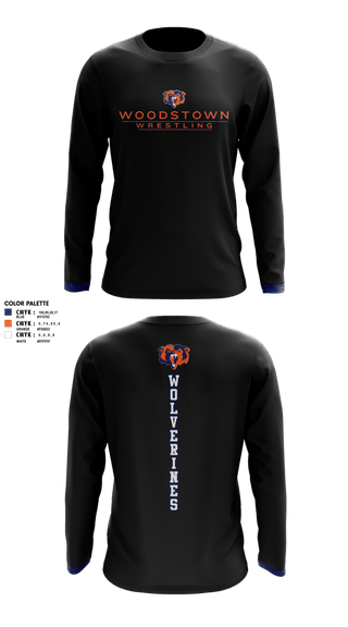Long Sleeve Performance Shirt, Woodstown Wrestling, Wrestling, Teamtime, Team time, sublimation, custom sports apparel, team uniforms, spirit wear, spiritwear, sports uniforms, custom shirts, team store, custom team store, fundraiser sports, apparel fundraiser