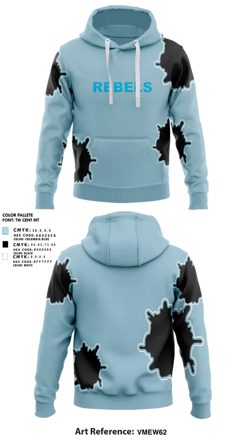 Hoodie, Rebels, Softball, Teamtime, Team time, sublimation, custom sports apparel, team uniforms, spirit wear, spiritwear, sports uniforms, custom shirts, team store, custom team store, fundraiser sports, apparel fundraiser