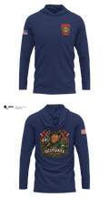 Scituate Fire Department Long Sleeve Hooded Sun Shirt - 3