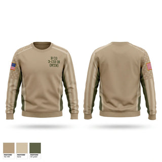 Crew Neck Sweatshirt, B CO 3-172 IN (MTN), National Guard, Teamtime, Team time, sublimation, custom sports apparel, team uniforms, spirit wear, spiritwear, sports uniforms, custom shirts, team store, custom team store, fundraiser sports, apparel fundraiser