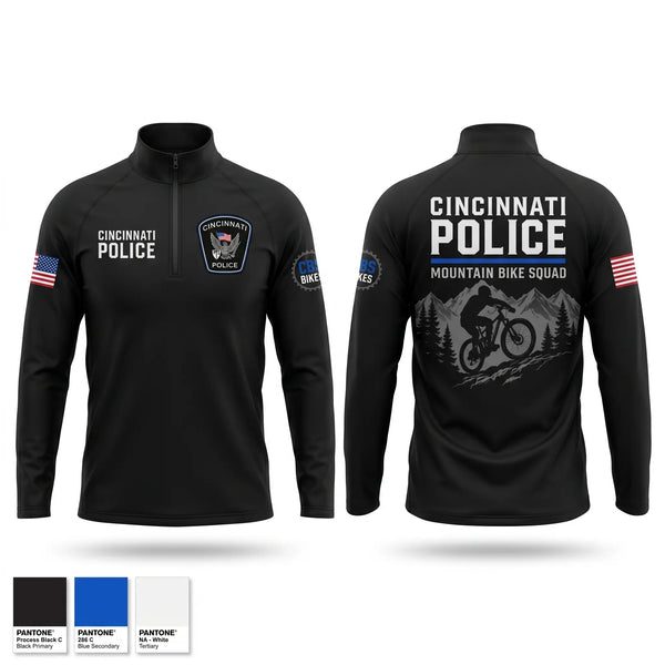 Windbreaker, Cincinnati Police Mountain Bike Squad, Police, Teamtime, Team time, sublimation, custom sports apparel, team uniforms, spirit wear, spiritwear, sports uniforms, custom shirts, team store, custom team store, fundraiser sports, apparel fundraiser