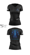 452 MED DET 15350683 Women's Short Sleeve V-neck Shirt - 102