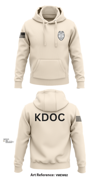 Hoodie, KDOC, Police, Teamtime, Team time, sublimation, custom sports apparel, team uniforms, spirit wear, spiritwear, sports uniforms, custom shirts, team store, custom team store, fundraiser sports, apparel fundraiser
