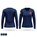 Central Stickney Fire Women's Long Sleeve V-neck Shirt - 1