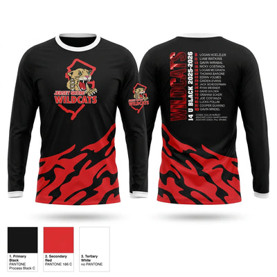 Keystone Wildcats Long Sleeve Performance Shirt 1