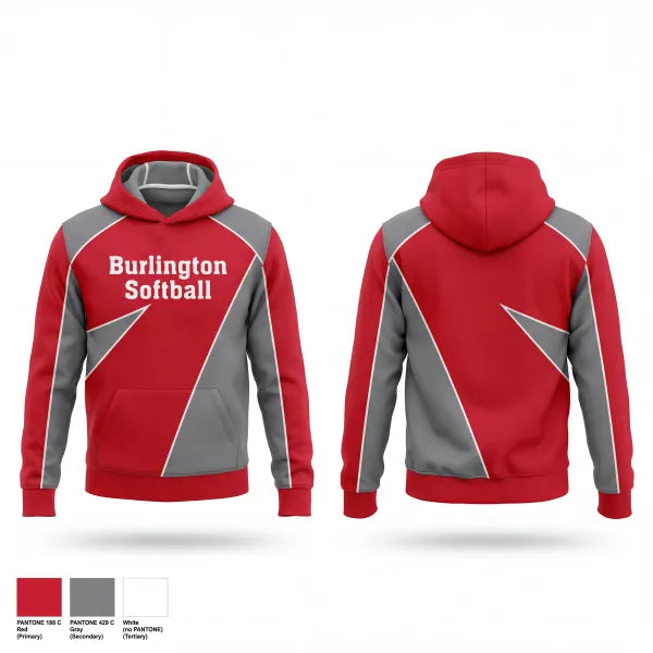 Hoodie, Burlington Softball, Softball, Teamtime, Team time, sublimation, custom sports apparel, team uniforms, spirit wear, spiritwear, sports uniforms, custom shirts, team store, custom team store, fundraiser sports, apparel fundraiser