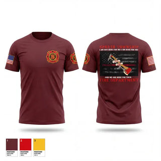 Old School Cotton Feel Shirt, Sparta Township Fire Department, Fire Department, Teamtime, Team time, sublimation, custom sports apparel, team uniforms, spirit wear, spiritwear, sports uniforms, custom shirts, team store, custom team store, fundraiser sports, apparel fundraiser