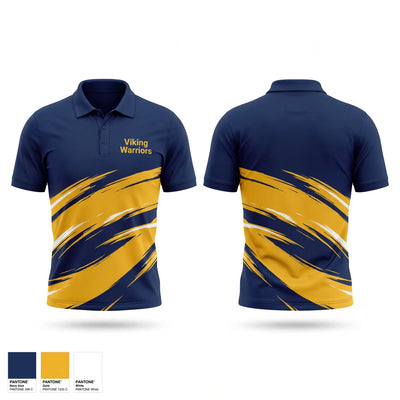 Viking Warriors Short Sleeve Performance Polo - 1