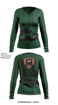 Norwalk Bears Women's Long Sleeve V-neck Shirt - 12