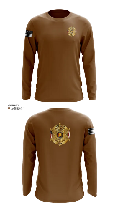 Marshall county sheriffs office 47865193 Long Sleeve Performance Shirt 22