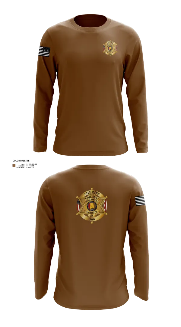Long Sleeve Performance Shirt, Marshall county sheriffs office, , Teamtime, Team time, sublimation, custom sports apparel, team uniforms, spirit wear, spiritwear, sports uniforms, custom shirts, team store, custom team store, fundraiser sports, apparel fundraiser