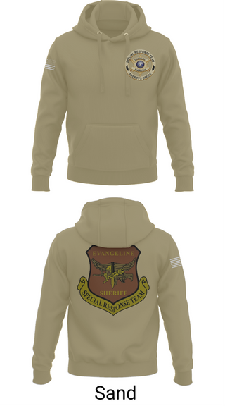 Hoodie, Evangeline Parish Sheriffs Office S.R.T, Police, Teamtime, Team time, sublimation, custom sports apparel, team uniforms, spirit wear, spiritwear, sports uniforms, custom shirts, team store, custom team store, fundraiser sports, apparel fundraiser