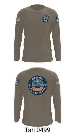 Long Sleeve Performance Shirt, Skyline Car Rental, Men's Basketball, Teamtime, Team time, sublimation, custom sports apparel, team uniforms, spirit wear, spiritwear, sports uniforms, custom shirts, team store, custom team store, fundraiser sports, apparel fundraiser