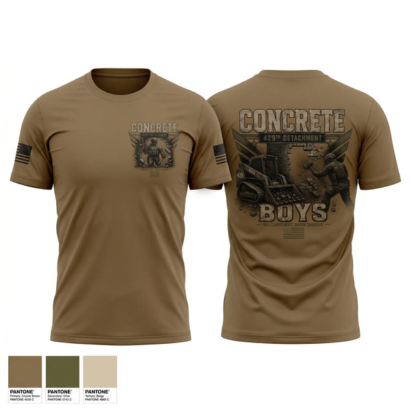 Short Sleeve Performance Shirt, 429 Concrete Detachment, National Guard, Teamtime, Team time, sublimation, custom sports apparel, team uniforms, spirit wear, spiritwear, sports uniforms, custom shirts, team store, custom team store, fundraiser sports, apparel fundraiser