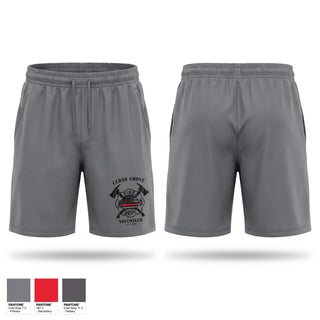Athletic Shorts With Pockets, Cedar Grove Volunteer Fire Dept, Fire Department, Teamtime, Team time, sublimation, custom sports apparel, team uniforms, spirit wear, spiritwear, sports uniforms, custom shirts, team store, custom team store, fundraiser sports, apparel fundraiser
