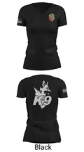 Anniston Police Department 75105504 Women's Short Sleeve V-neck Shirt - 24