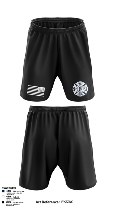Sarasota County Fire Department 14494390 Athletic Shorts With Pockets - 3