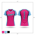 Bombers Elite Women's Short Sleeve V-neck Shirt - 1