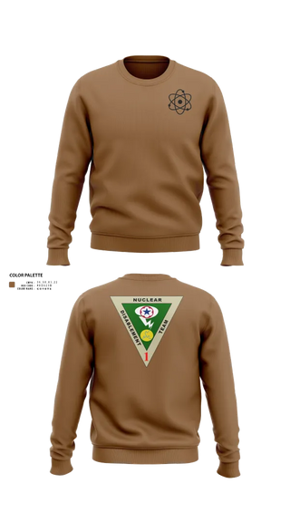 Crew Neck Sweatshirt, NDT-1, Army, Teamtime, Team time, sublimation, custom sports apparel, team uniforms, spirit wear, spiritwear, sports uniforms, custom shirts, team store, custom team store, fundraiser sports, apparel fundraiser