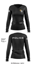 San Antonio Police Department 73330660 Women's Long Sleeve V-neck Shirt - 101