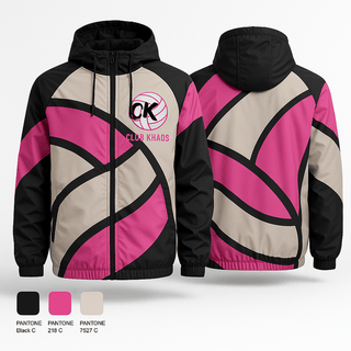 Windbreaker, Club Khaos, Women's Volleyball, Teamtime, Team time, sublimation, custom sports apparel, team uniforms, spirit wear, spiritwear, sports uniforms, custom shirts, team store, custom team store, fundraiser sports, apparel fundraiser