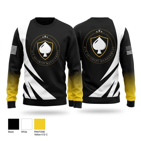 Crew Neck Sweatshirt, ACE Security Management, , Teamtime, Team time, sublimation, custom sports apparel, team uniforms, spirit wear, spiritwear, sports uniforms, custom shirts, team store, custom team store, fundraiser sports, apparel fundraiser